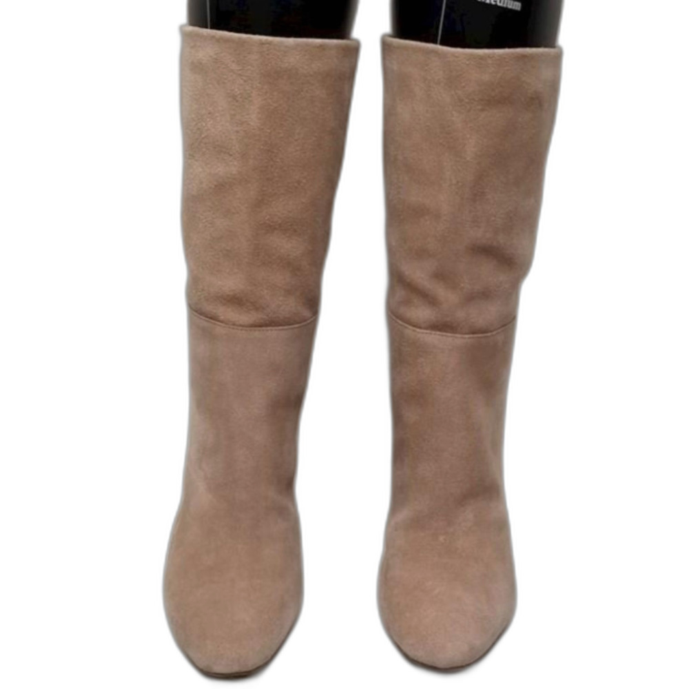 Chinese Laundry Light Brown Heeled Pull On Mid Calf Boots Women's Size 11